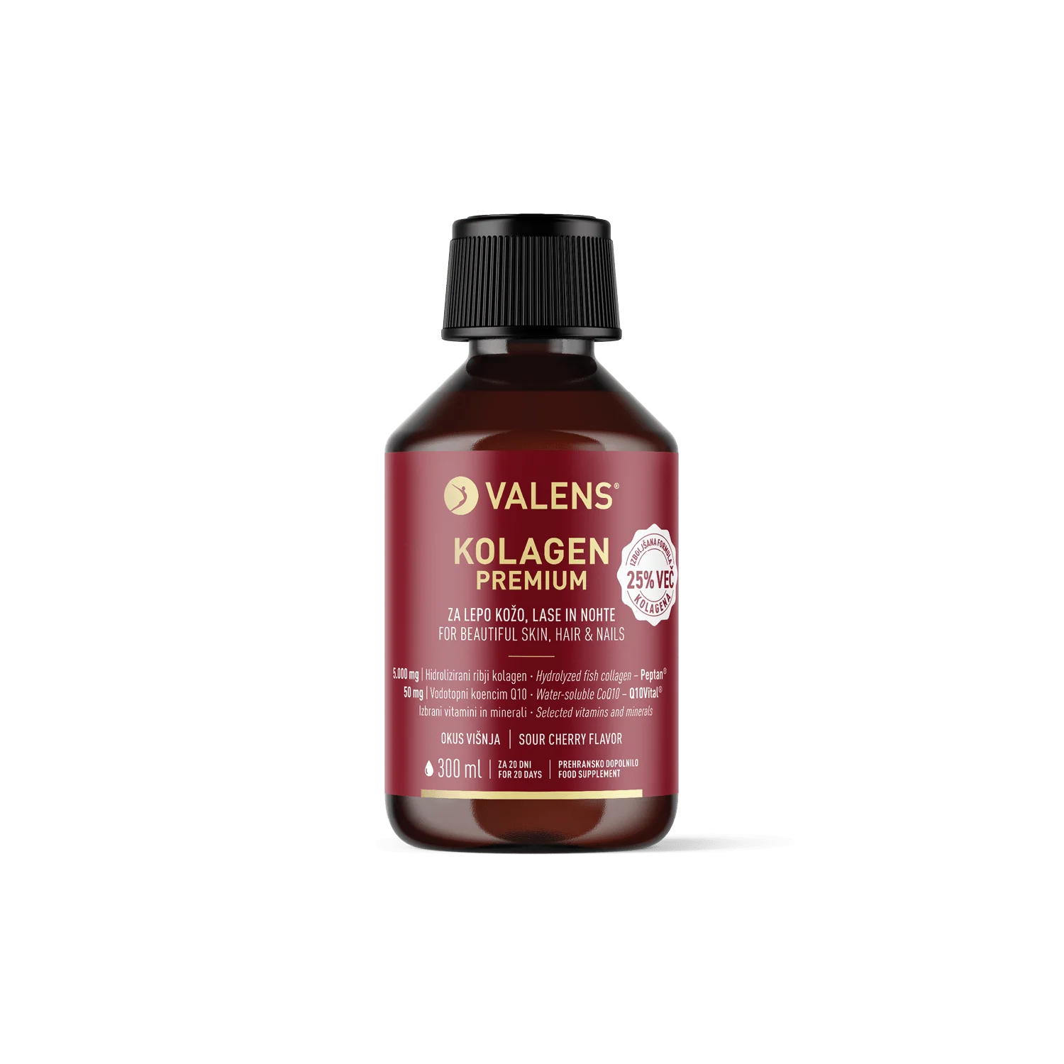 Valens Kolagen Premium višnja tekočina - slika 4