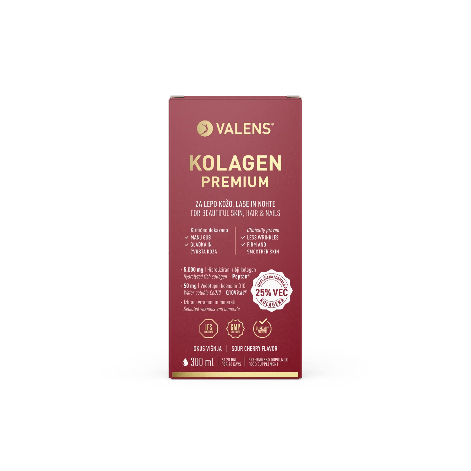 Valens Kolagen Premium višnja tekočina - slika 5