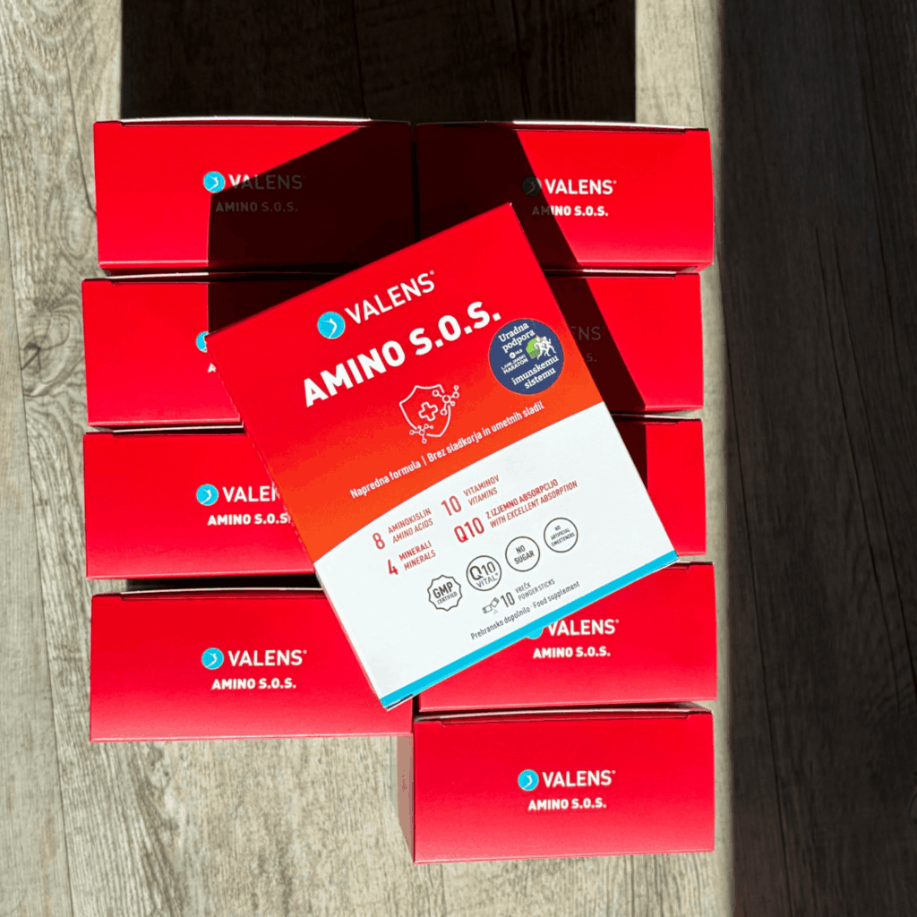Amino S.O.S. paket embalaz za jesensko zalogo in dobro počutje