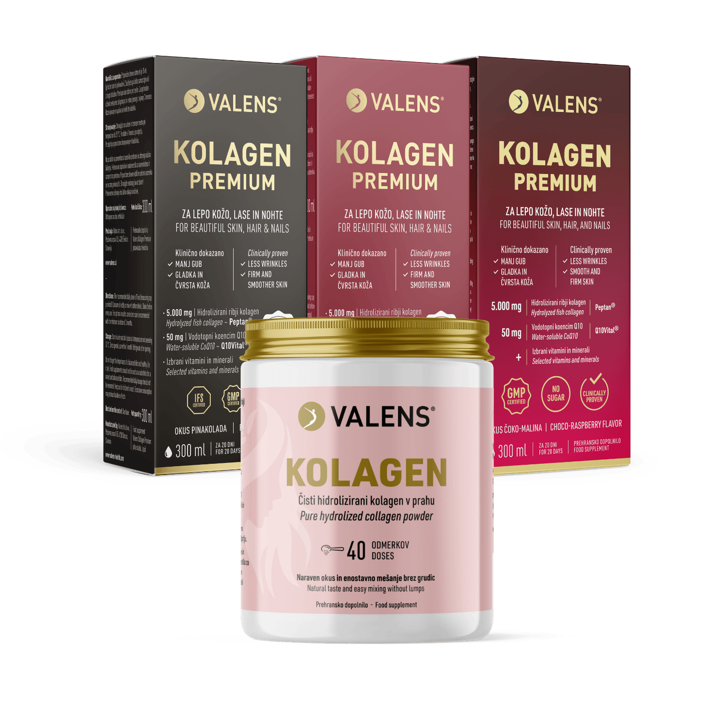 Paket Kolageni 4x Paket: Valens kolageni - miks - slika 1