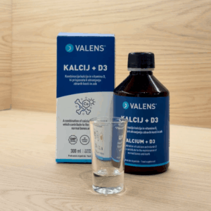 Valens Kalcij + D3, tekočina tudi za otroke, z odličnim okusom banane