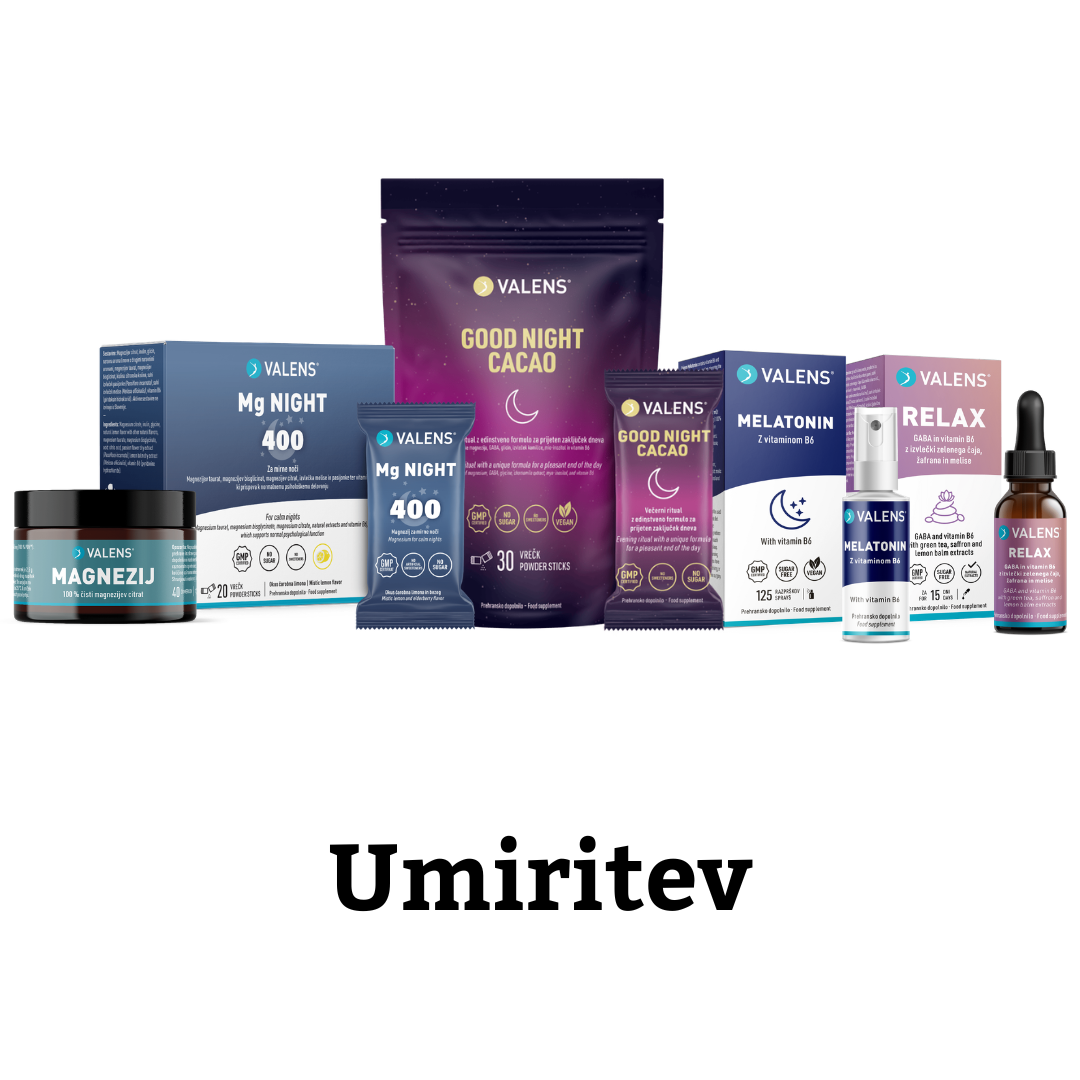 Umiritev in spanje